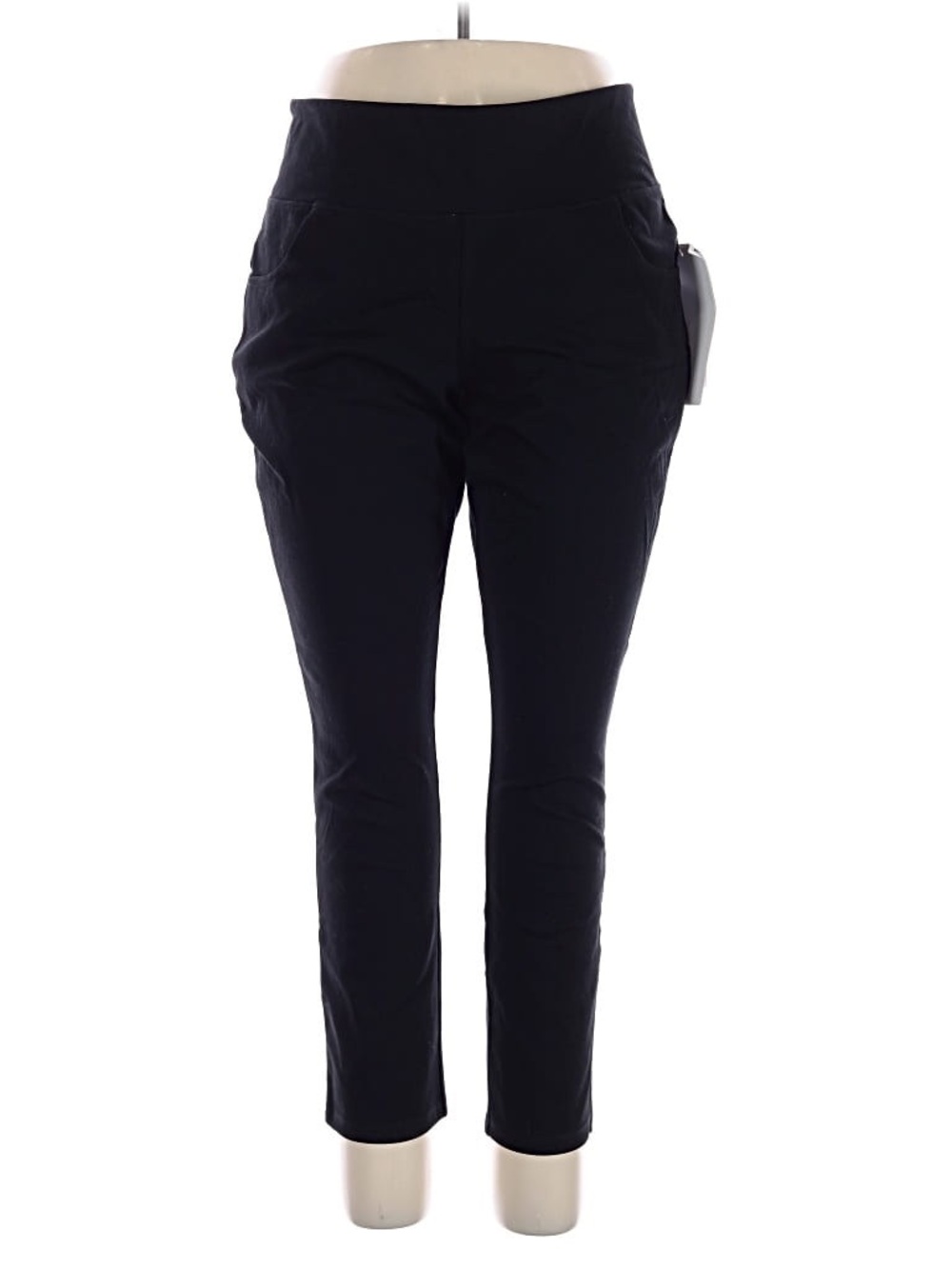 Women with Control Black Slim Leggings Petite Length